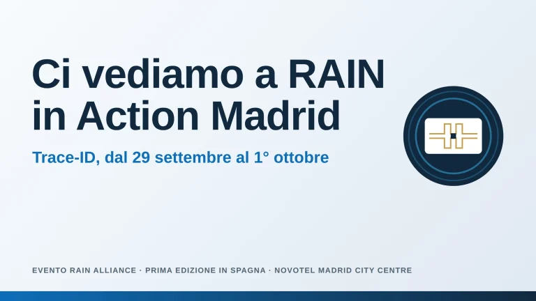 Trace-ID alla fiera RAIN in Action 2026: appuntamento a Madrid