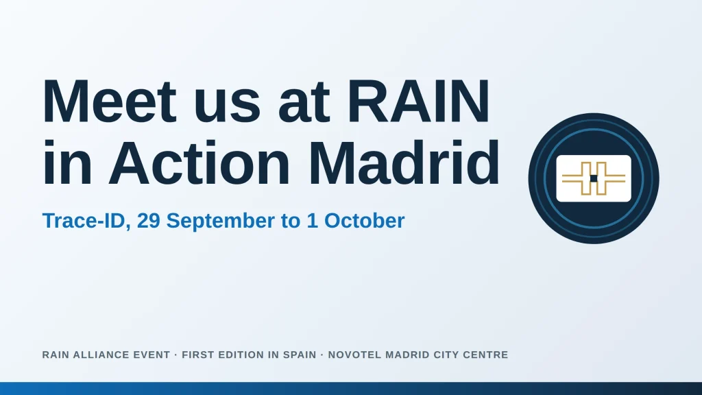 Trace-ID at RAIN in Action 2026: see you in Madrid