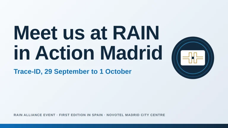 Trace-ID at RAIN in Action 2026: see you in Madrid