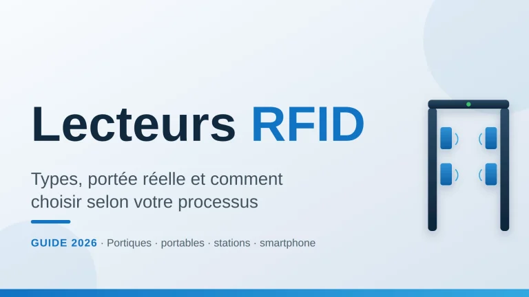 Lecteurs RFID : types, portée et comment les choisir (Guide 2026)