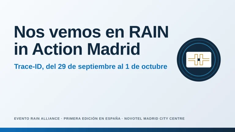 Trace-ID en RAIN in Action 2026: nos vemos en Madrid
