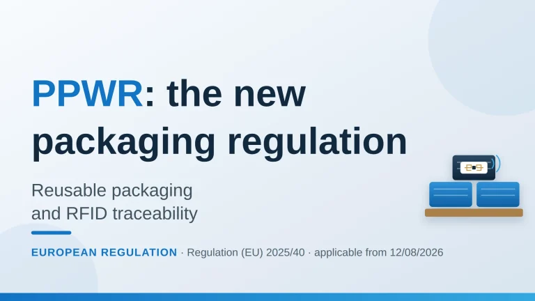 PPWR: What the new European packaging regulations require and how RFID helps