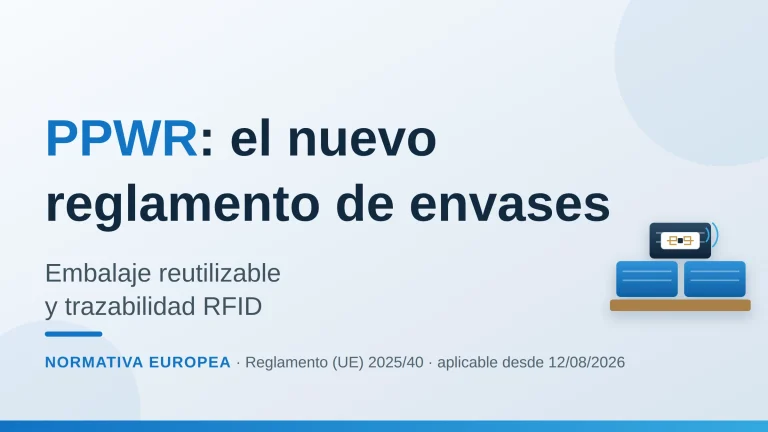 PPWR: qué exige el nuevo reglamento europeo de envases y cómo ayuda el RFID