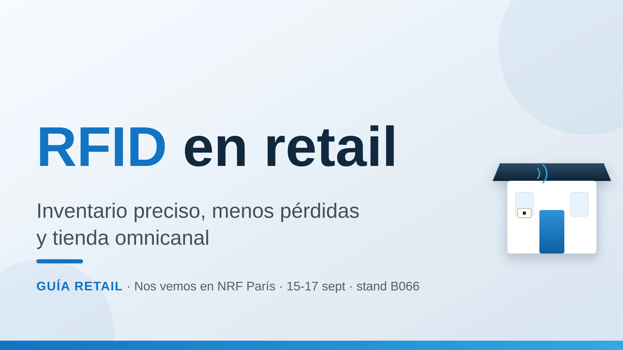 RFID en retail: inventario de tienda con etiquetas RFID y stock en tiempo real