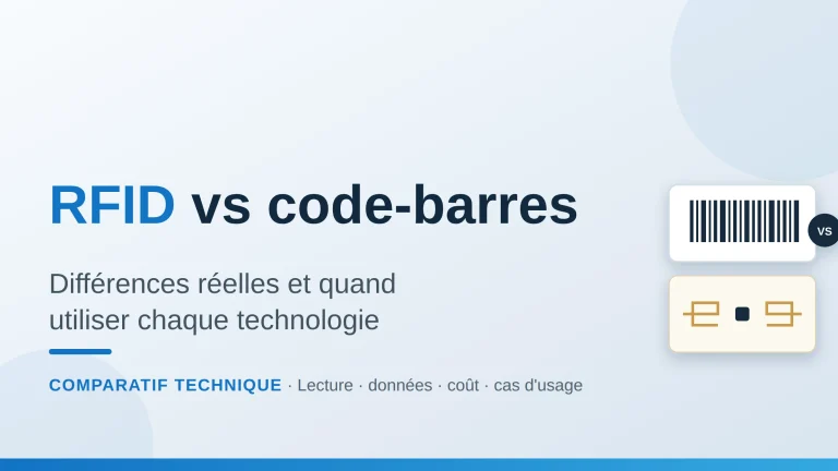 RFID ou codes-barres : différences et quand utiliser l&rsquo;un ou l&rsquo;autre