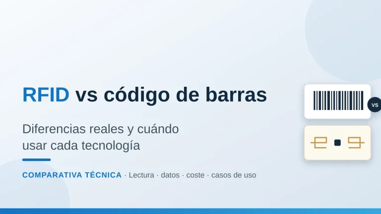 RFID vs código de barras: diferencias y cuándo usar cada uno